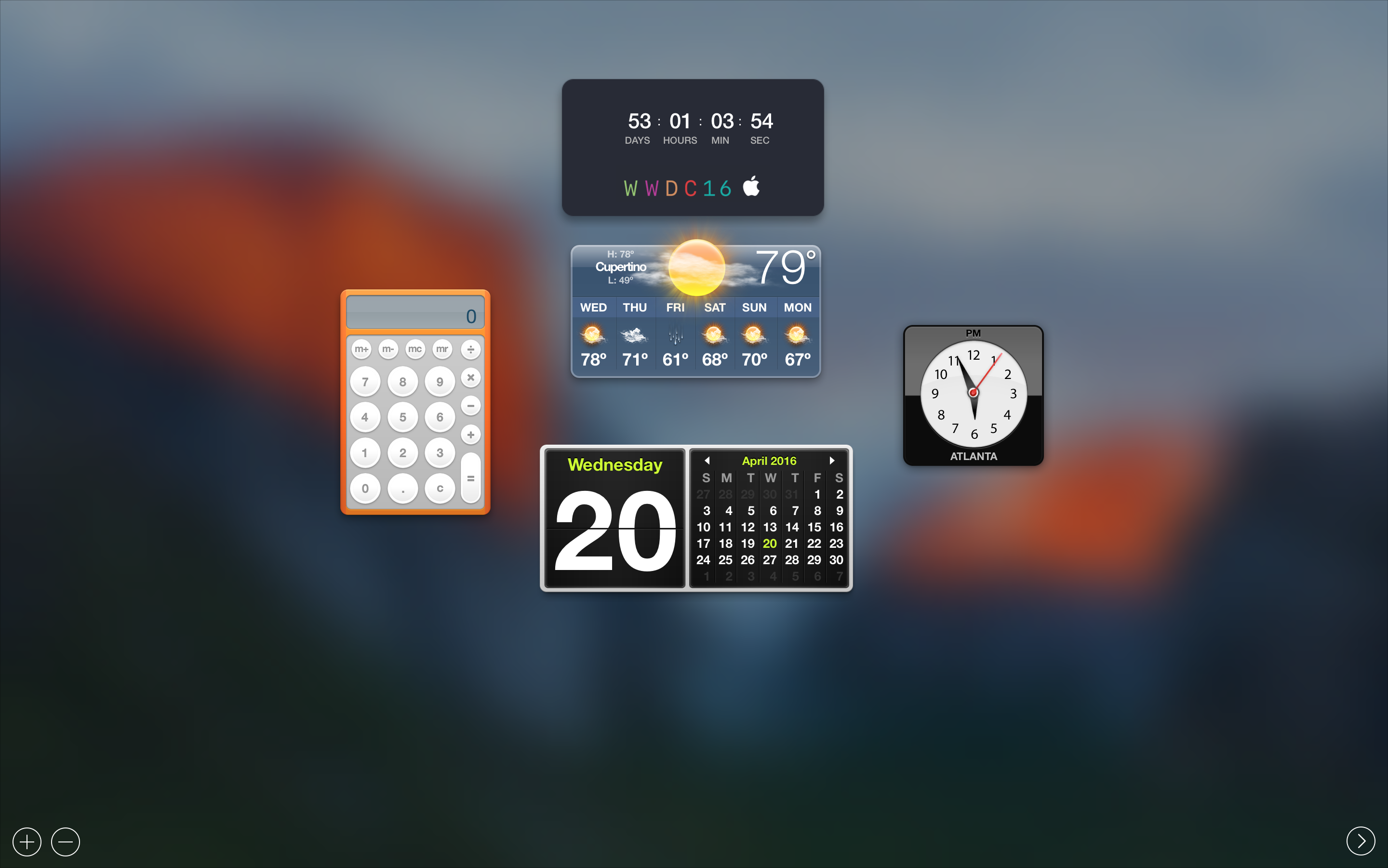 free calendar for macbook desktop